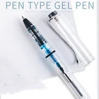 Авторучка для коррекции осанки прозрачная белая гелевая ручка школьные офисные чернильные ручки