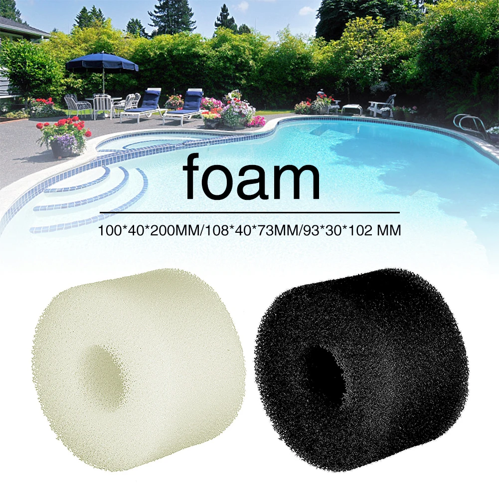 

3 Sizes Swimming Pool Filter Cleaning Equipment Foam Reusable Washable Sponge Cartridge Foam