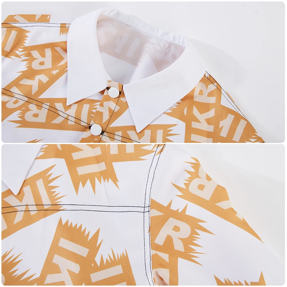 Японская косплей куртка короткого платья Хэллоуин костюм Yamada Saburo из DRB Japanese Anime Voice Actor Division Rap Battle.