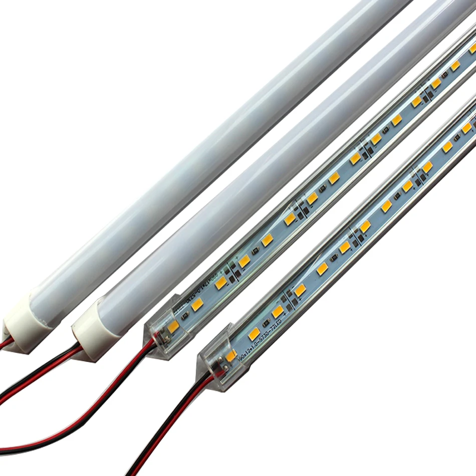 2 шт./лот 50 см DC12V адвокатского сословия СИД свет 5730 5630 с крышкой ПК Светодиодные