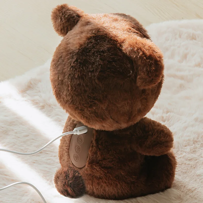 Музыкальный ночсветильник в виде медведя кролика Bluetooth колонка плеер плюшевая