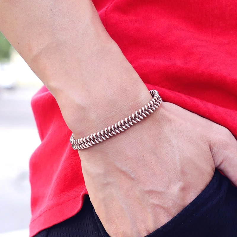 Плетеный веревочный браслет в богемном стиле для мужчин и женщин регулируемый из