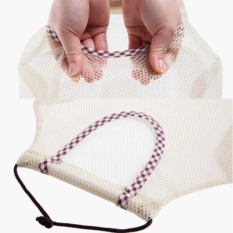 Многоразовая подвесная сумка для хранения продуктов сетчатый Органайзер