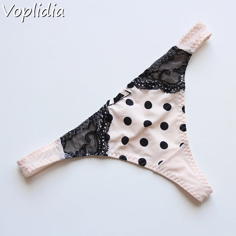 Нижнее белье Voplidia женское пикантные стринги кружевные трусики танга Т образный
