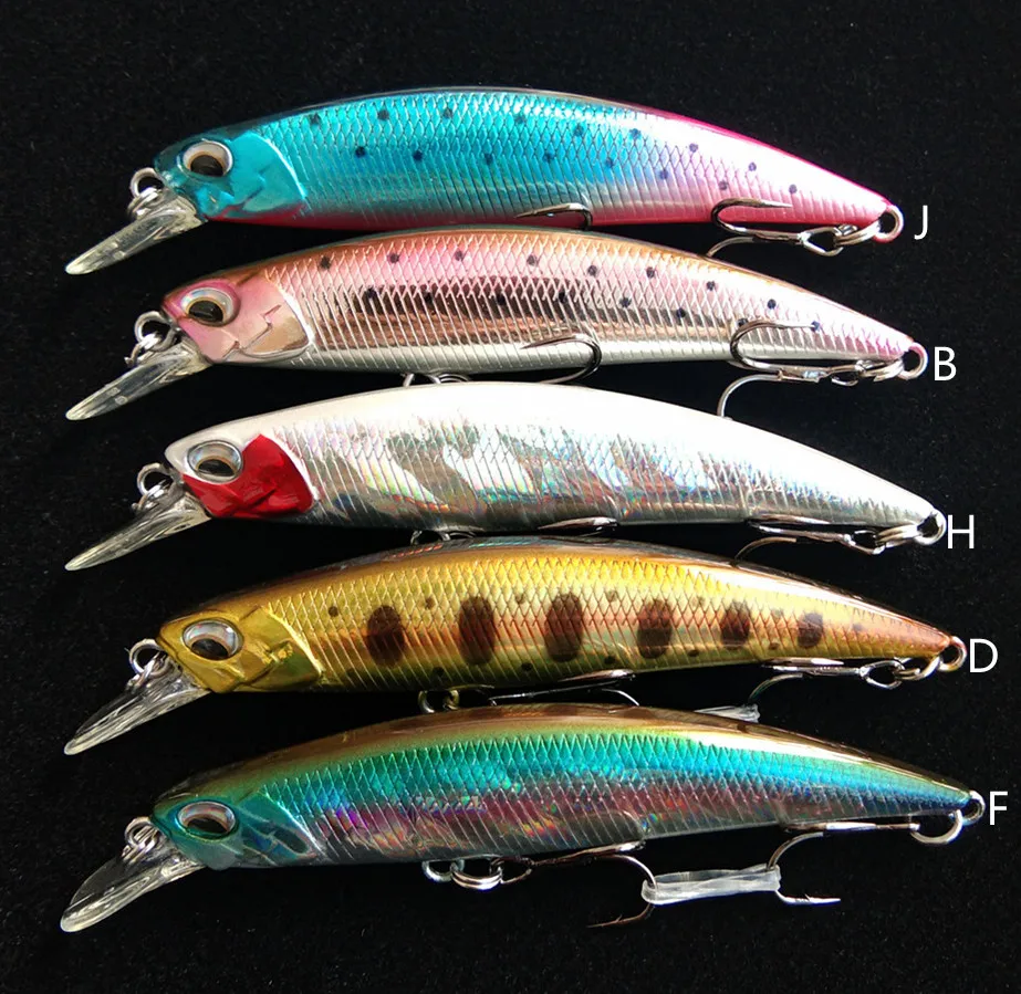 

TSURINOYA 5pcs Sinking Minnow 70mm 8.9g Hard Fishing Lure Jerkbait Wobbler Bait Set Crankbait Bass Trout Lure Swimbait