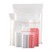 100pcs plastic self sealed bag transparent reclosable self sealing plastic bags food storage bags gifts candy bag pouch jewelry
