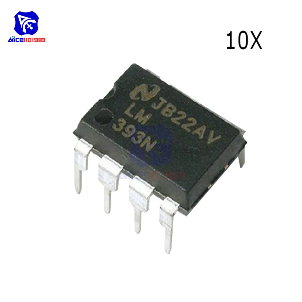 Diymore 10 шт./лот IC чипы LM393N LM393P LM393 DIP8 регулятор напряжения оригинальная