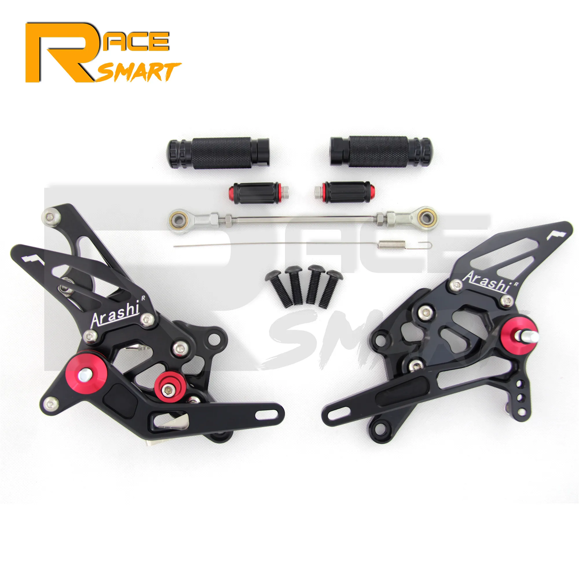 Для YAMAHA R3 2015 2020 250CC CNC регулируемые Задние подножки для ног педали аксессуары