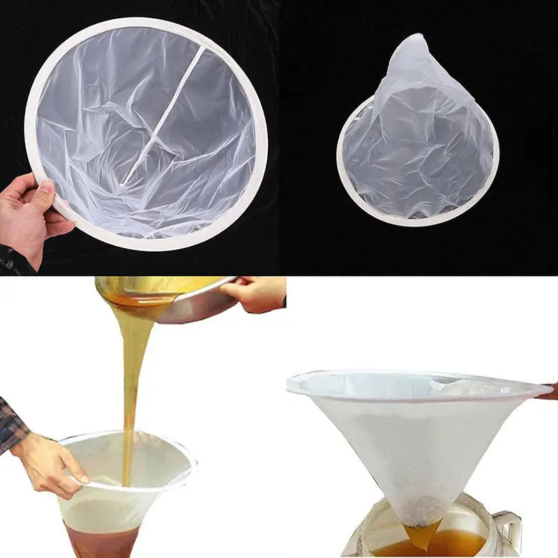 

Ultra-fine funnel-shaped honey Strainer Net impurity filter cloth for beekeeping special tools Garden supplies apiculture