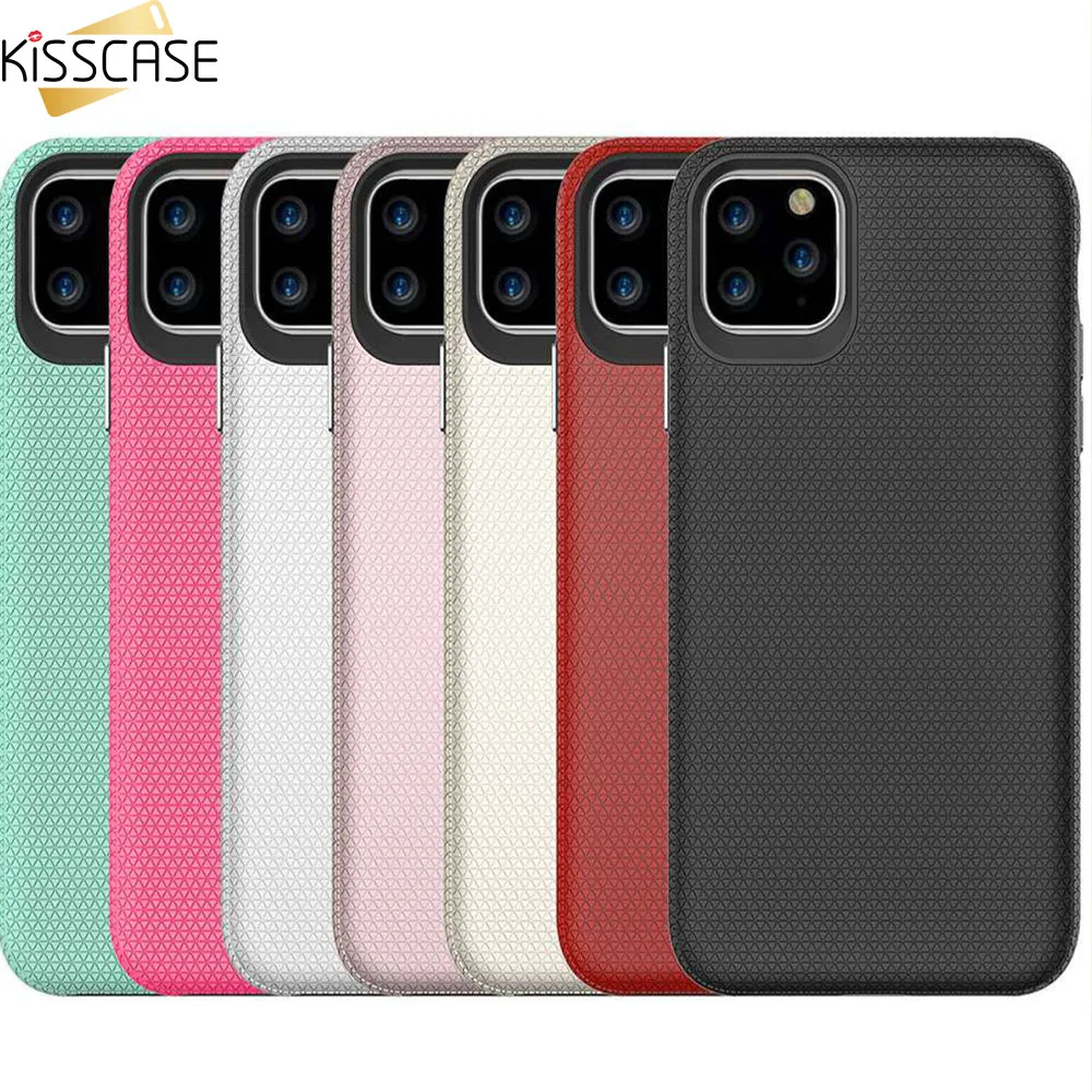 KISSCASE 2 in 1 Phone Case for Samsung Note 8 9 S8 S9 S10 Plus 5G Funda TPU+PC Net Shield A80 90 |