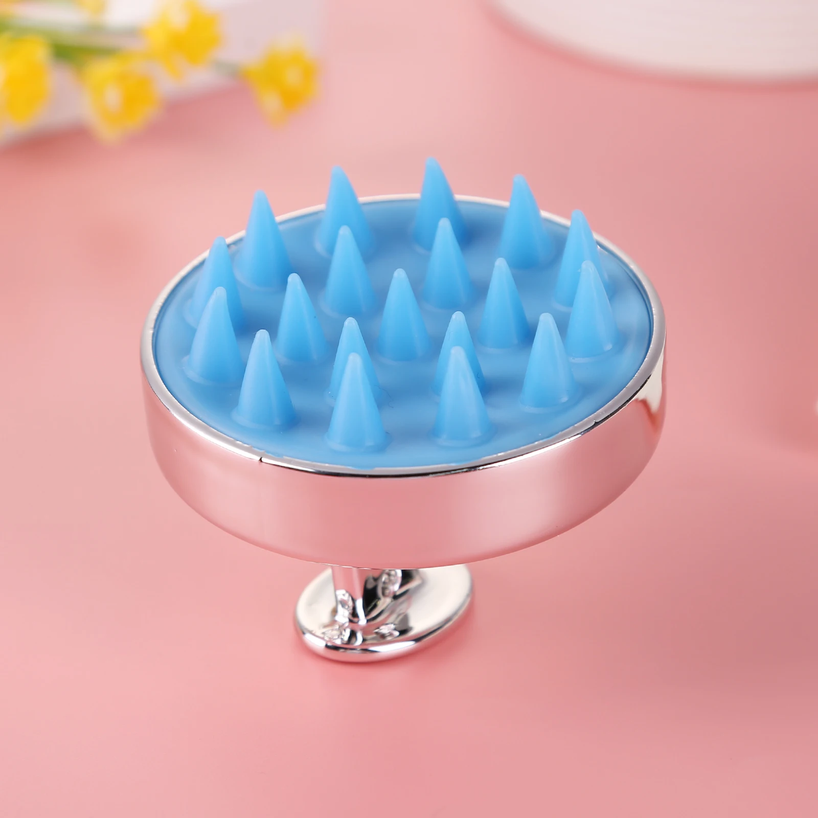 

Silicone Hair Washing Comb Shampoo Scalp Massage Brush Cleaning Bath Brush
