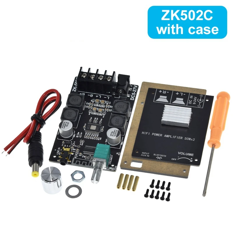 Плата цифрового усилителя мощности HIFI stereo Bluetooth 5 0 TPA3116 50WX2 усилитель звука для