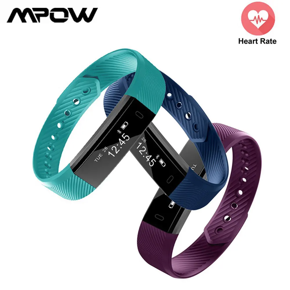 Умный Браслет ID115HR фитнес трекер часы будильник шагомер умный спортивный монитор