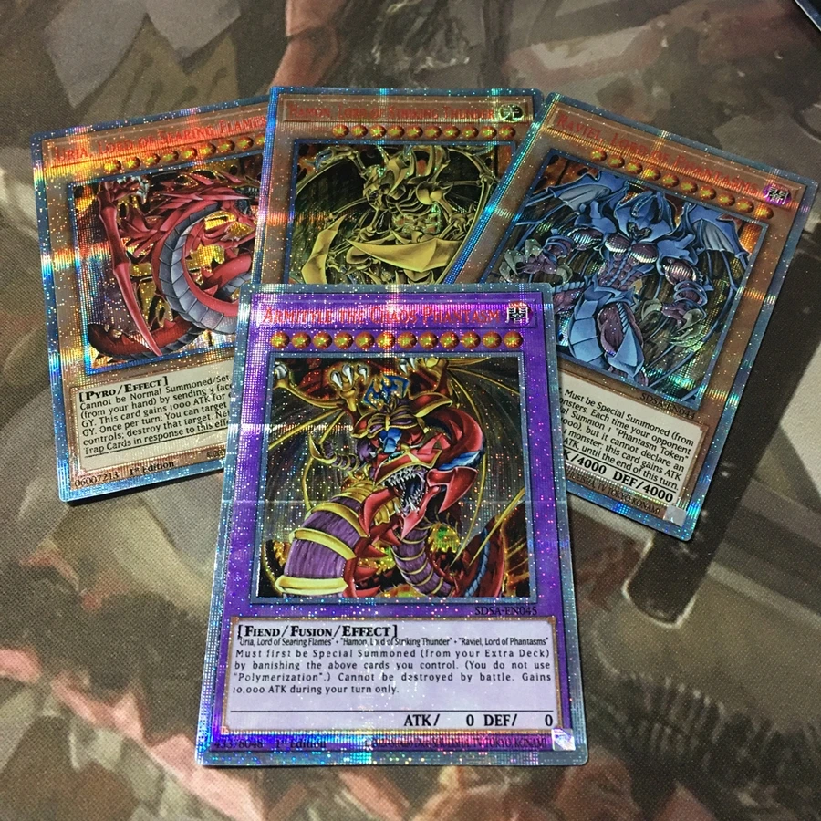 

Yu Gi Oh English Sacred Beast Hamon Lord of Striking Thunder DIY Toys Hobbies Hobby Collectibles Game Collection Anime Cards