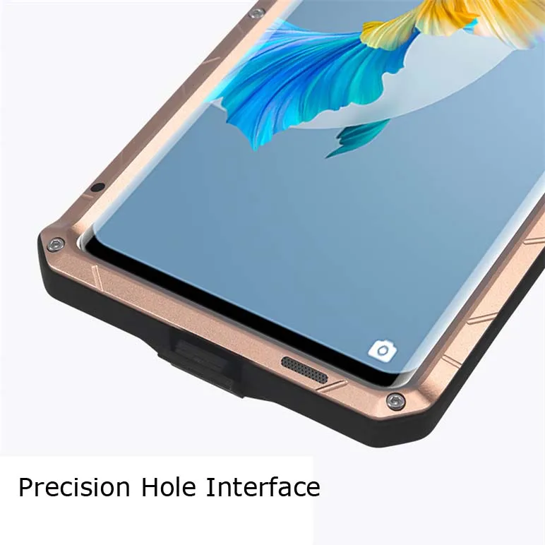 

Luxury For Huawei Mate40pro Phone Case Hard Aluminum Metal Heavy Duty Protection Cover For Huawei Mate40plus Case KS0988