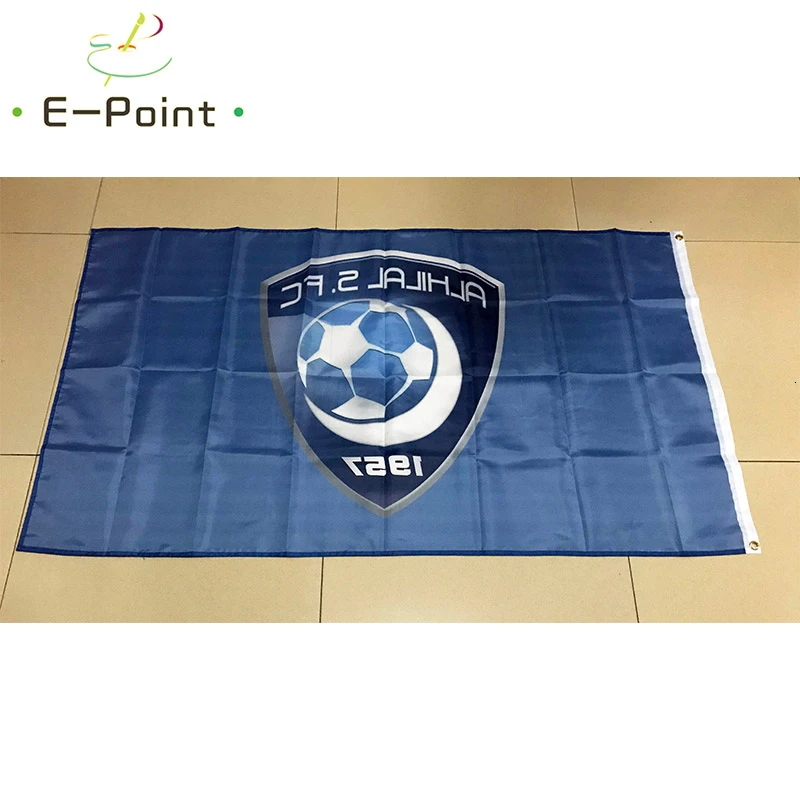 Флаг Саудовской Аравии SPL Al-Hilal Saudi FC 3 фута* 5 футов(90*150 см) размер рождественские украшения для домашнего флага баннер подарки