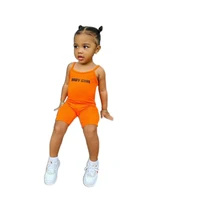 high quality baby girl sleeveless clothes summer spring baby sport outfit cute newborn baby clothes