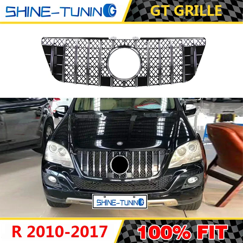 Передняя решетка подходит для mercedes ML Class W164 x164 GT 2005-11 ML300 ML320 ML350 ML400 ML500 ML430 без