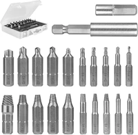 2233pcs damaged screw extractor drill bit set stripped broken screw bolt remover extractor easily take out demolition tools