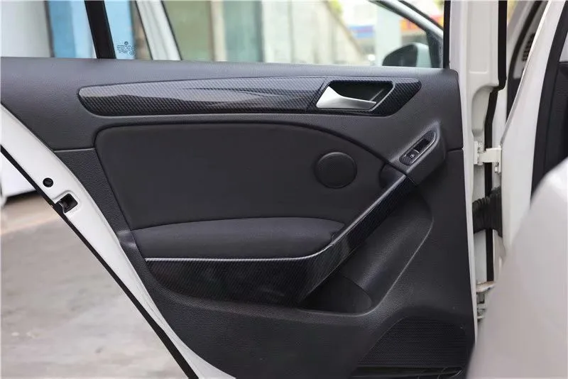 1 лот автомобильные наклейки ABS черное углеродное волокно внутри декоративный