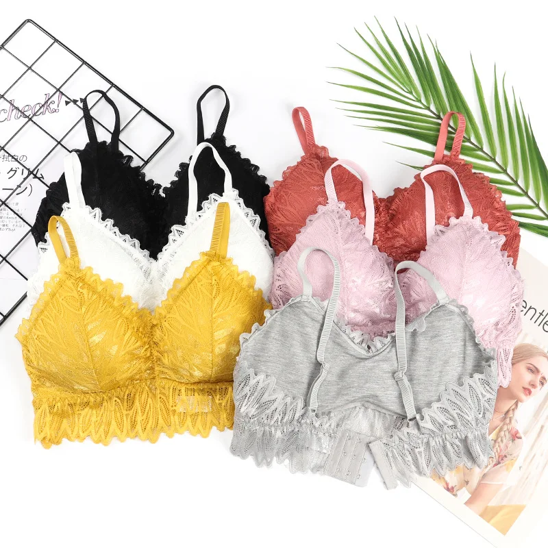 

Бюстгальтер женский кружевной, пуш-ап, с открытой спиной