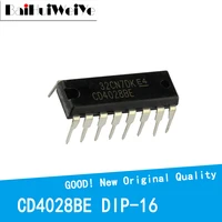 10pcslot cd4028 cd4028be 4028be dip 16 new original ic good quality chipset in stock dip16