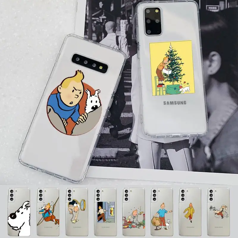 

The Adventures of Tintin Phone Case For Samsung A 51 30s 71 21s 70 10 31 30 52 12 40 S20 21 plus lite UlTRA