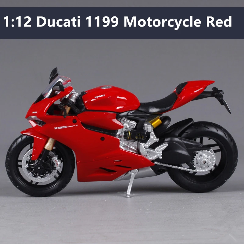 Ducati 1199 Maisto 1:12 Yamaha 450F моделирование сплав Мотокросс серии авторизованный модель мотоцикла игрушечный автомобиль - Цвет: Ducati 1199