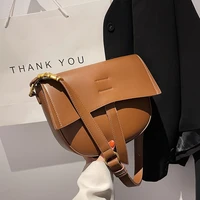 veryme bag womens 2021 winter new fashion semicircular saddle bag pu leather handbags underarm womens shoulder messenger bag