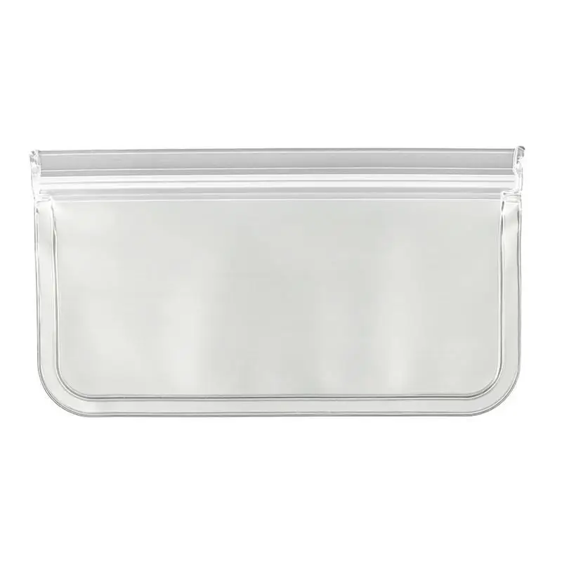 Translucent PEVA Food Storage Bag Reusable Ziplock Design Shut Bag Fruit Meat Milk Food Container Fridge Fresh Keeping Bag