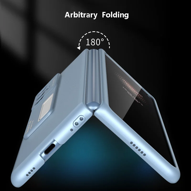pc phone cover for xiaomi mix fold 5g celular case glass film fold stand holder solide color shockproof cellphone fitted cases free global shipping