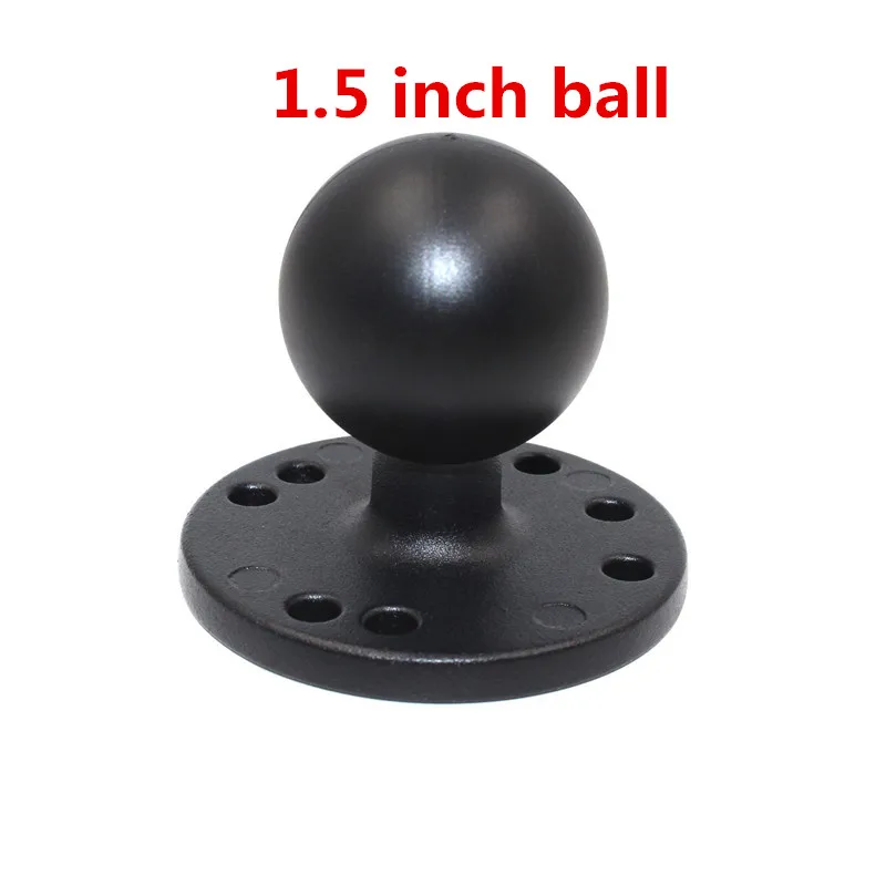 

1.5inch ball Mount AMPS hole pattern circular base black