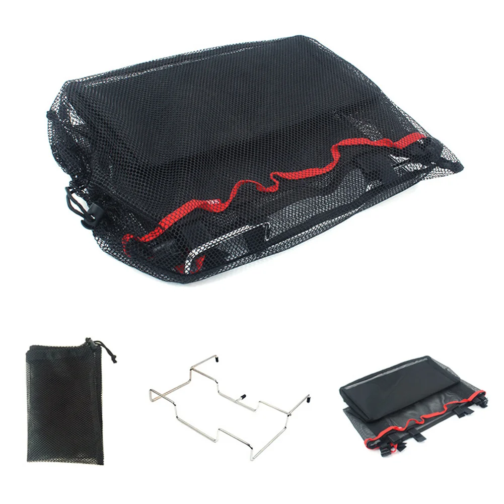 Сетка с железной стойкой портативный органайзер для кемпинга/барбекю Сумка