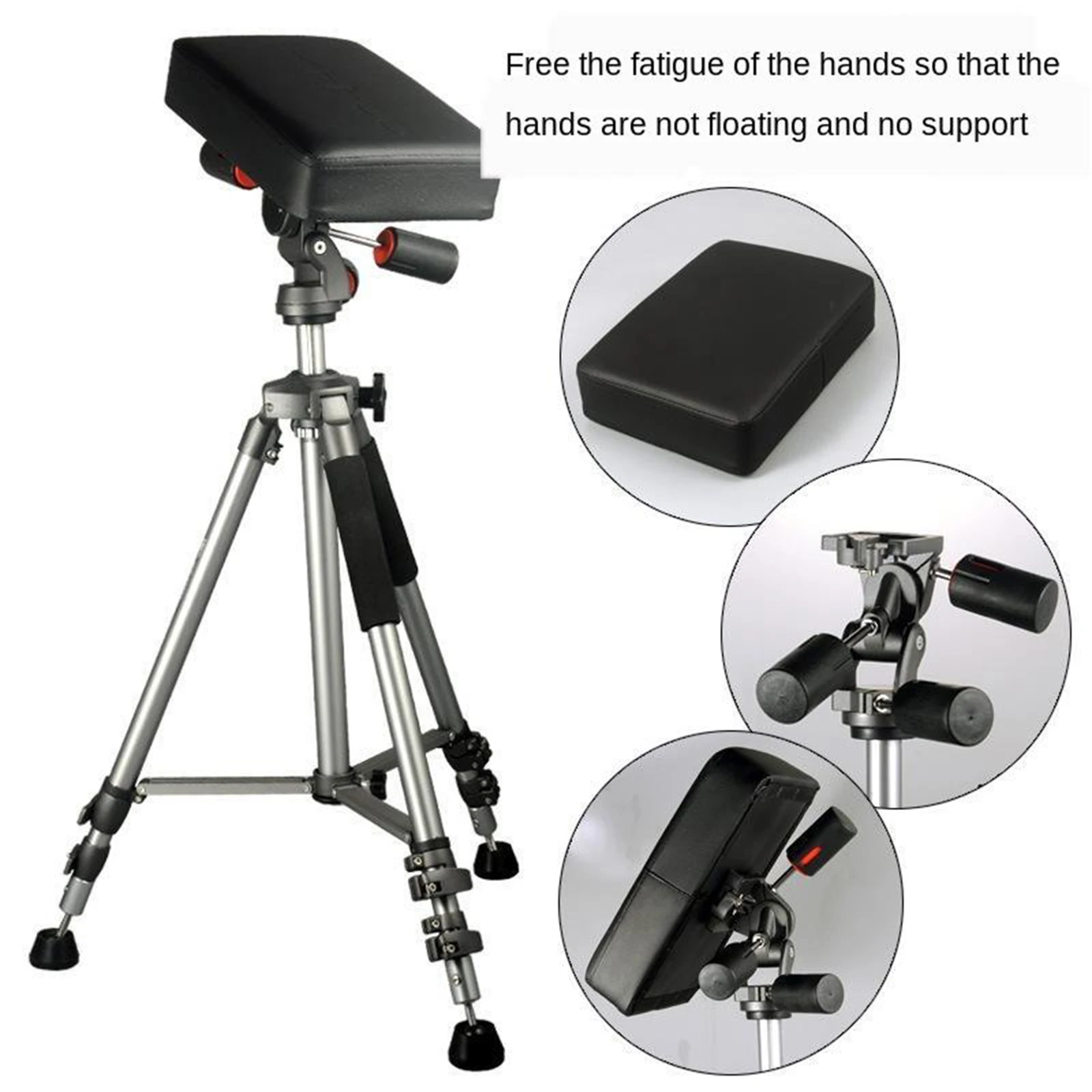 Tattoo Armrest Foldable Adjustable Cushion Pad Arm Leg Rest Tripod Stand Stuido