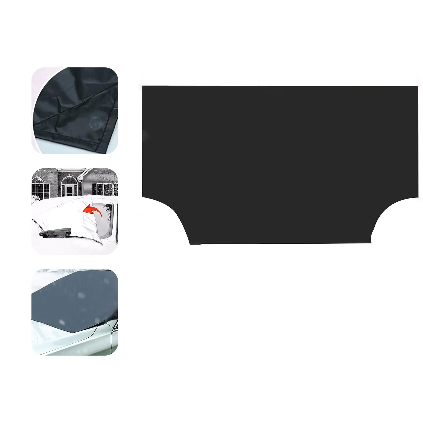 

Толстое ветровое стекло, снежное покрытие, магнитное снежное покрытие, ветрозащитное стекло, Складное Лобовое стекло, внешнее зимнее автом...