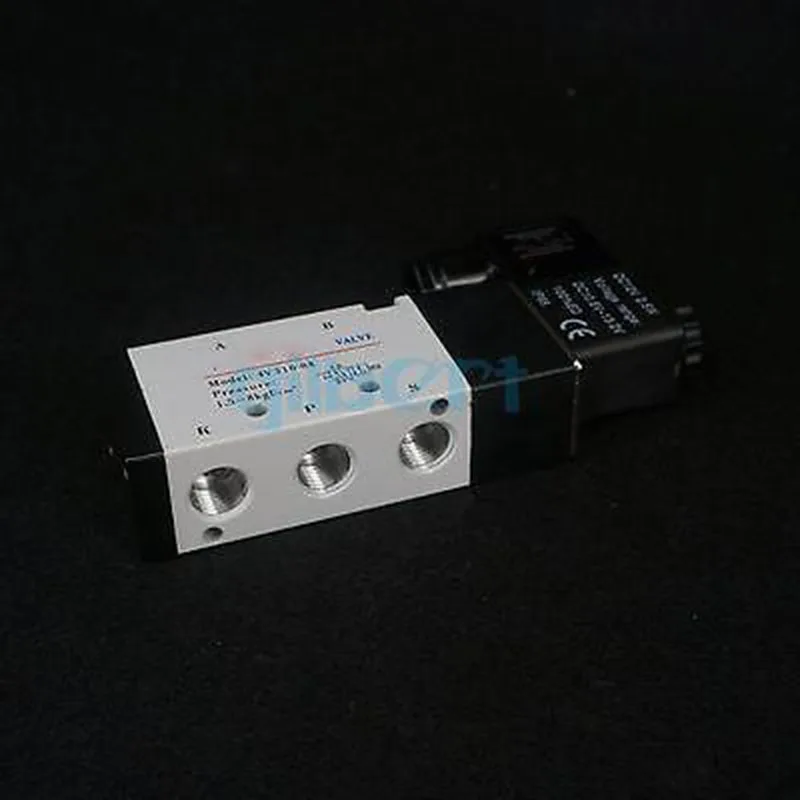 4V310 08 1/4 &quotBSPT 12VDC 24VAC/DC 36VAC 110VAC 220VAC 380VAC 5 портов 2 положения одинарный соленоид