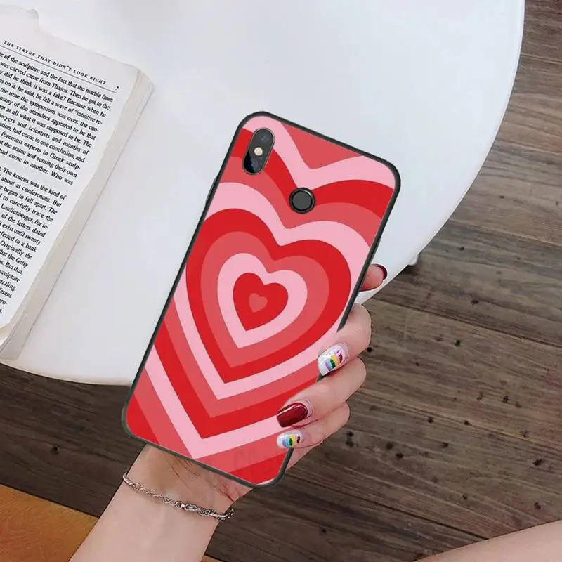 

colorful print LOVE heart Phone Case For Xiaomi Redmi 7 9t 9se k20 mi8 max3 lite 9 note 8 9s 10 pro Soft Silicone