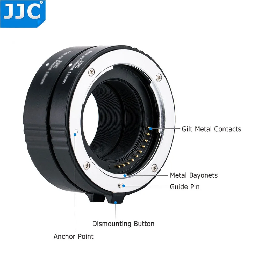 Кольцо адаптер JJC для объектива с автоматическим удлинителем 10 мм + 16 трубки