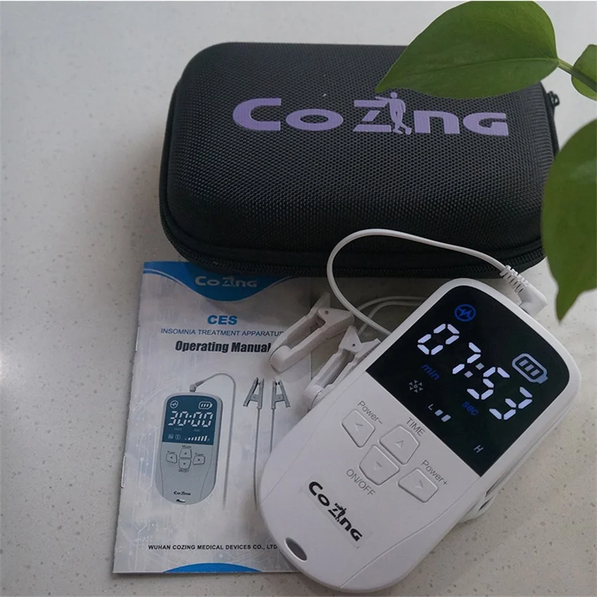

COZING 2020 Newest Anti Sleep Electrotherapy Alpha CES Stim Device For Anxiety Insomnia And Depression Cure Migraine Neurosism