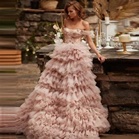 light pink prom dress off shoulder sequins beaded dresses floor length evening dresses long dress gown for women party wedding