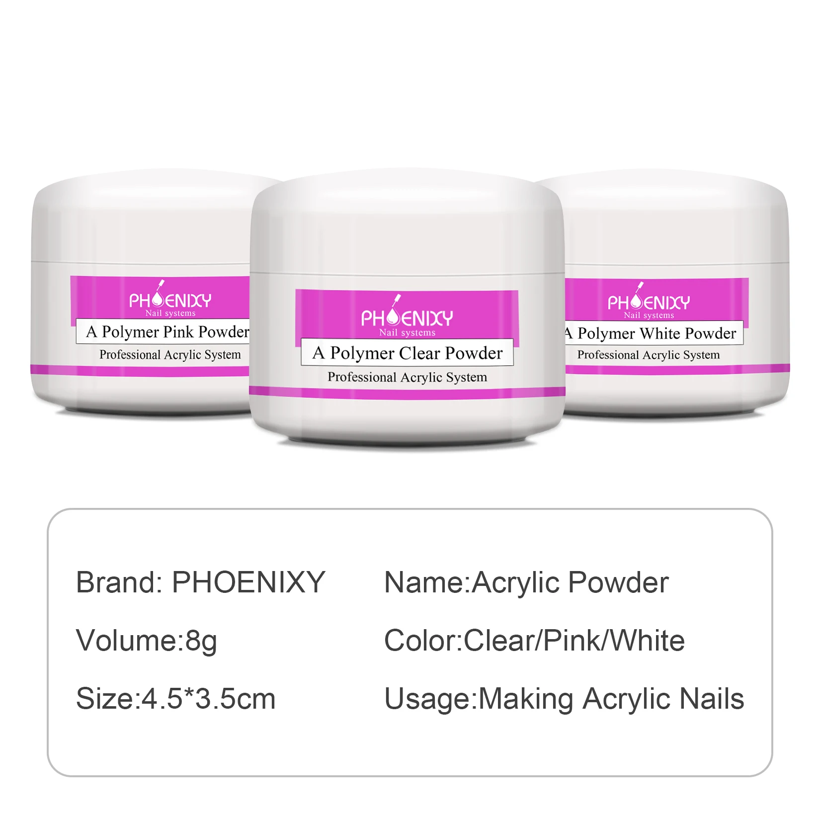 Акриловый мощный набор для ногтей все маникюра инструменты блеск стразы клей