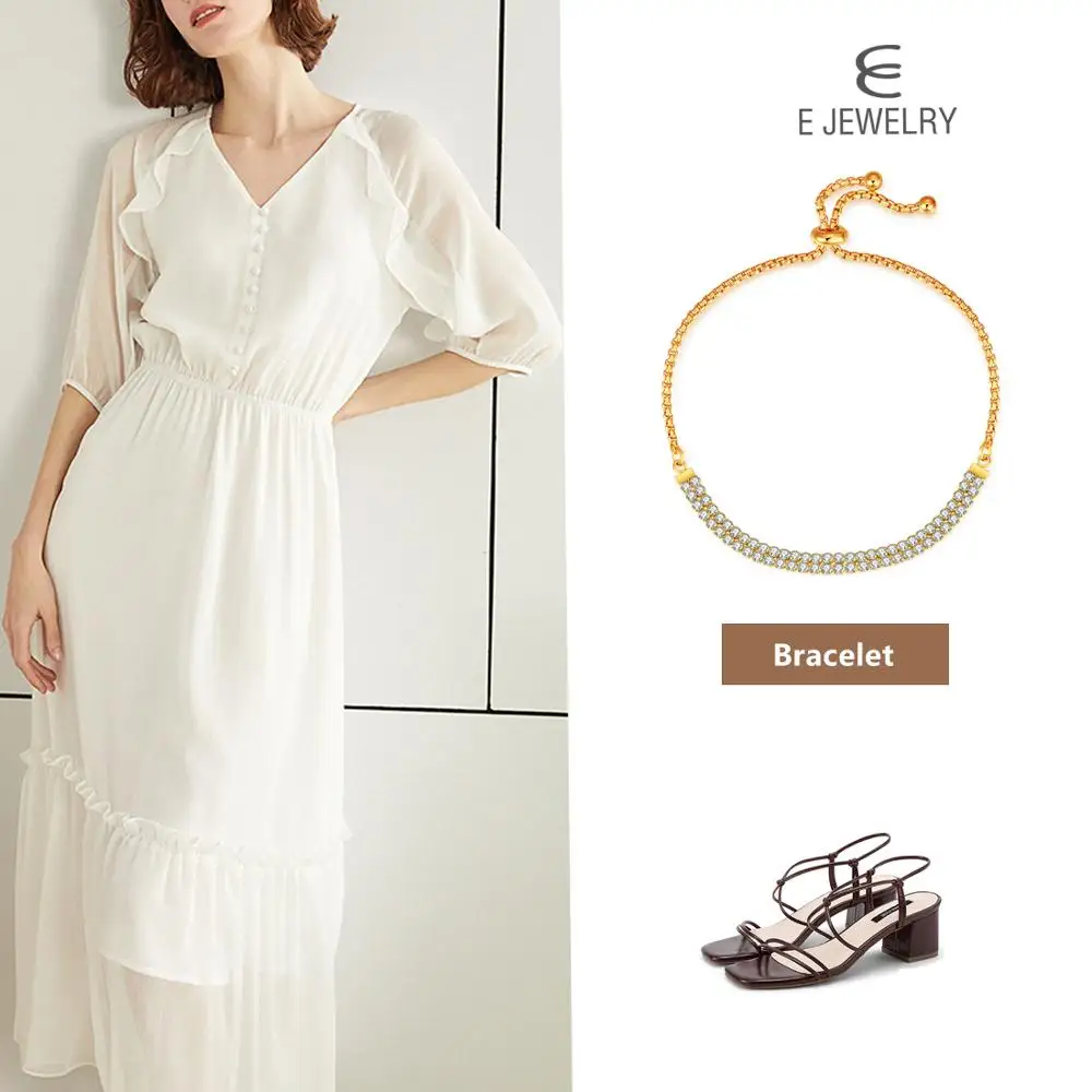 Браслет цепочка женский из нержавеющей стали с кристаллами|Цепочки и браслеты| |