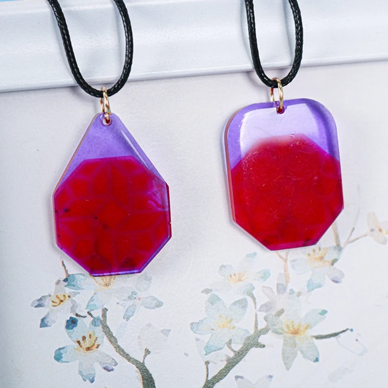 

Window Grilles Necklace Epoxy Resin Mold Jewelry Pendant Casting Silicone Mould