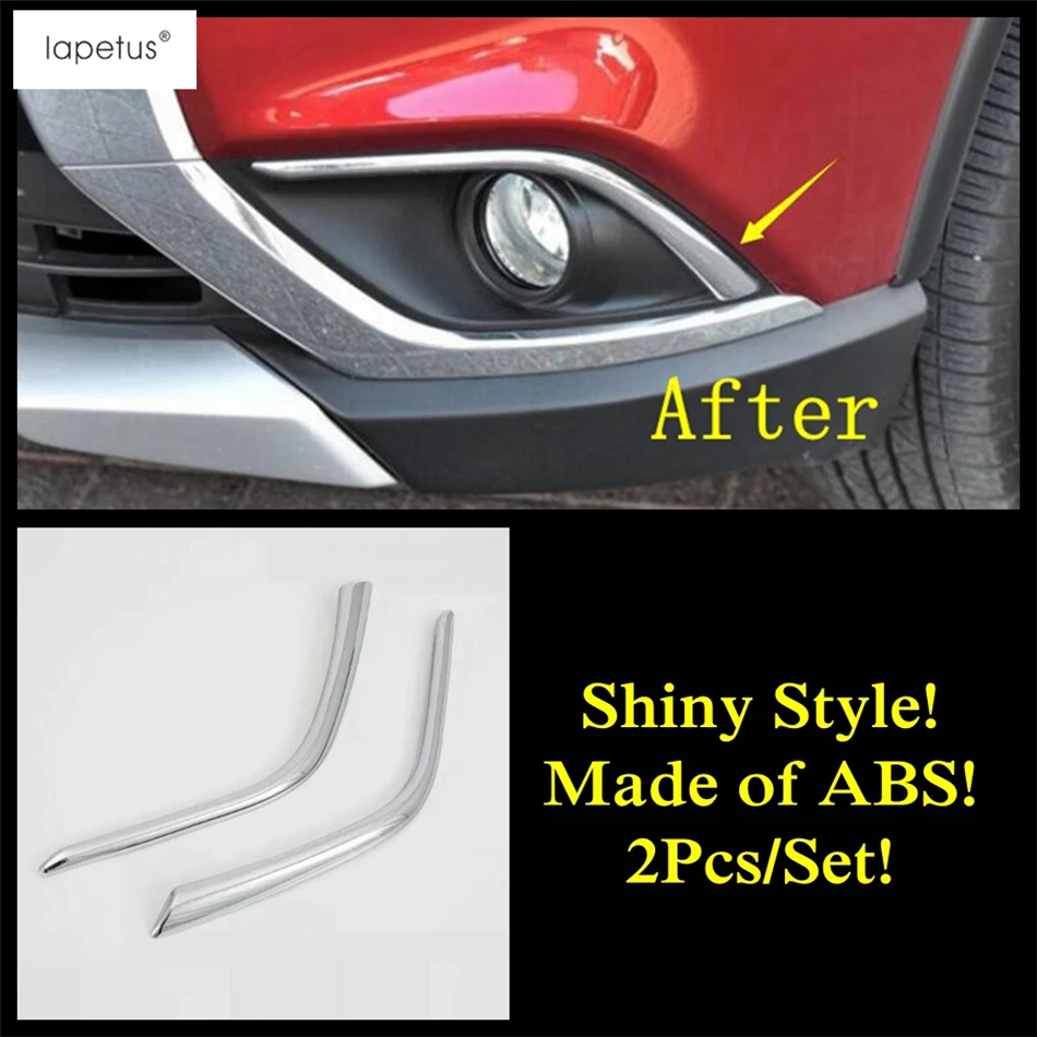 

Хромированные аксессуары для Mitsubishi Outlander 2014-2022 гг., передние и задние противотуманные фары, кольцо налобного фонаря, литая накладка для век и бровей