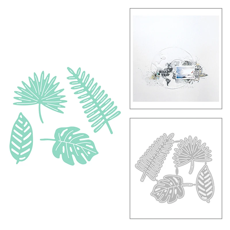 

2020 New Banana Leaf Metal Cutting Dies For DIY Embossing Making Leaves Decoration Greeting Card Album Scrapbooking No Stamps