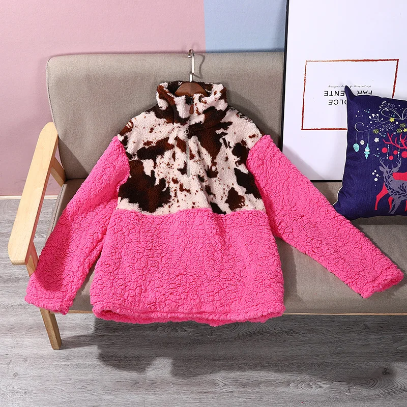 Детские пуловеры из шерпы куртки для мальчиков и девочек осенне-зимние детские