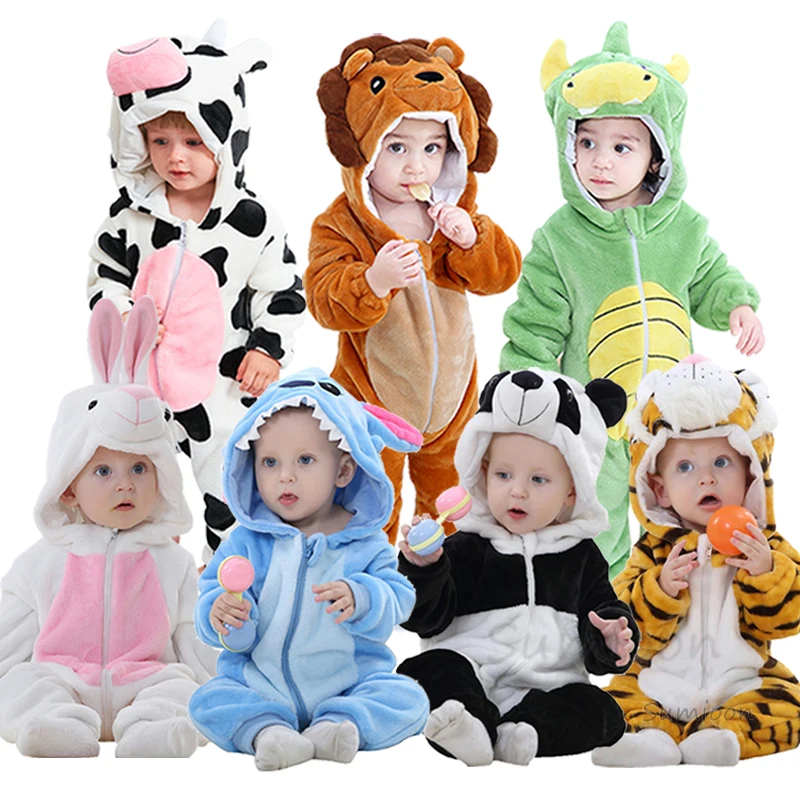 

Baby Rompers Animal Panda Onesies Lion Costume For Girls Boys Toddler Jumpsuit Infant Clothes Pyjamas Kids Overalls ropa bebe