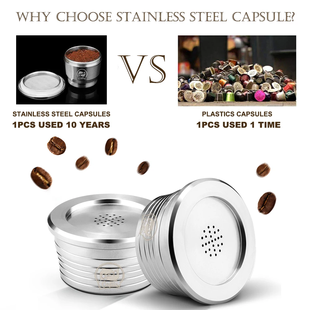 Кофемашина капсулы многоразовые Nespresso из нержавеющей стали кофе фильтры