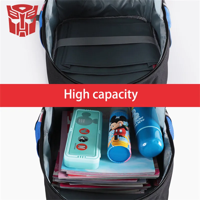 Детский рюкзак Трансформеры с мультяшным изображением водонепроницаемый
