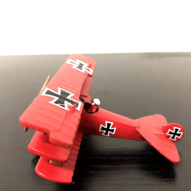 WLTK 1/72 масштаб военная модель игрушки Fokker Dr-I красный Рыцарь истребитель литой металлический самолет модель игрушки для сбора, подарка, украшения